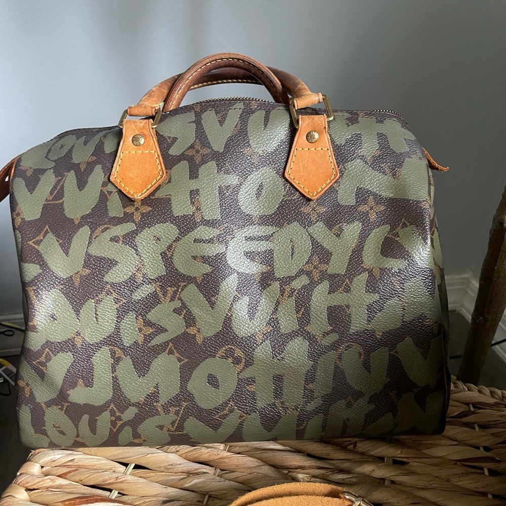 Louis Vuitton Monogram Graphite Graffiti Speedy - Picture 10 of 12